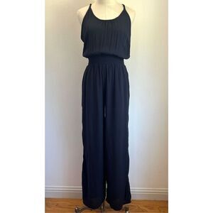 PrAna Fernie Wide Leg Jumpsuit Black NWT Lightweight Cover-Up Size XS